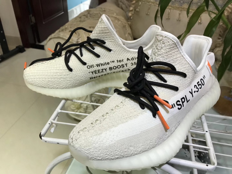 Super Max Adidas yeezy 350 V2 X Off- white OW GS